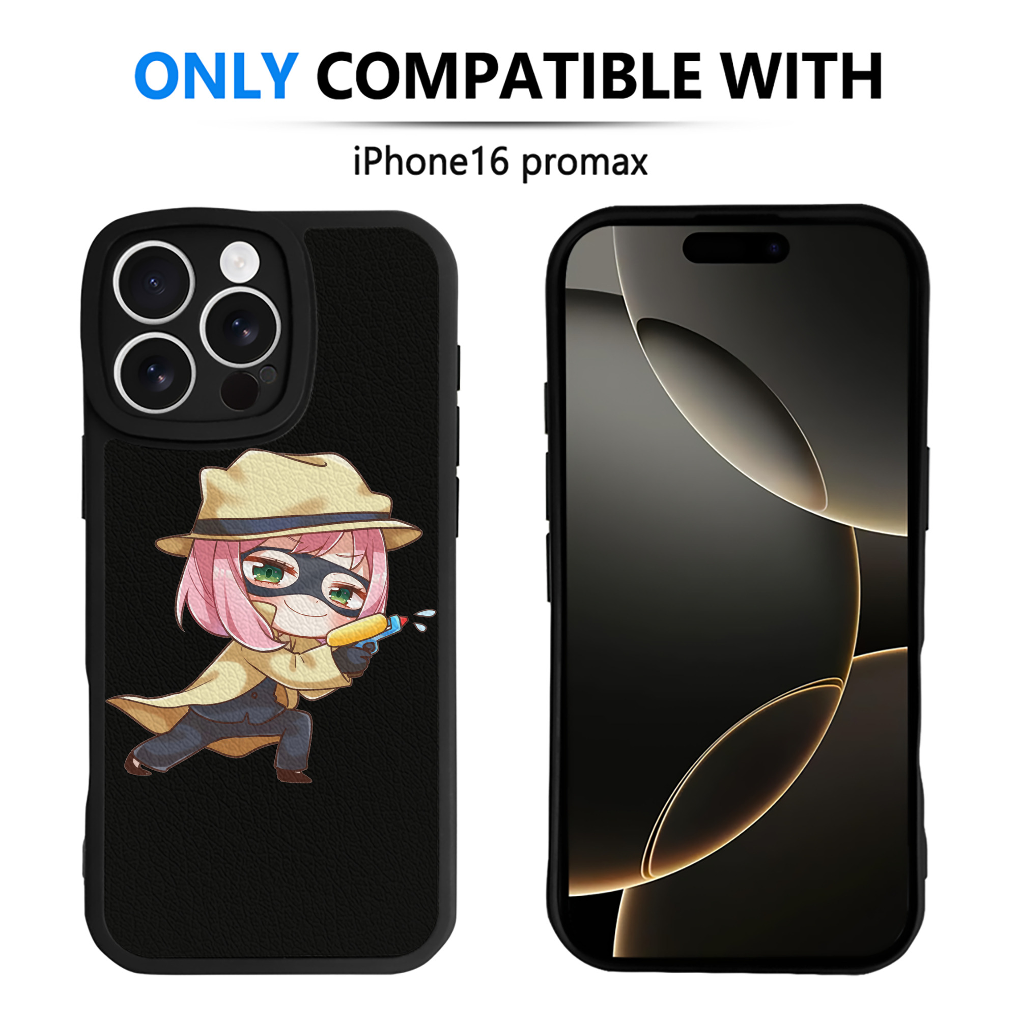 （画像用） SPY×FAMILY间谍家家酒 【iPhone 16シリーズ対応】シリコンスマホケース（レザー調） 材質：シリコン